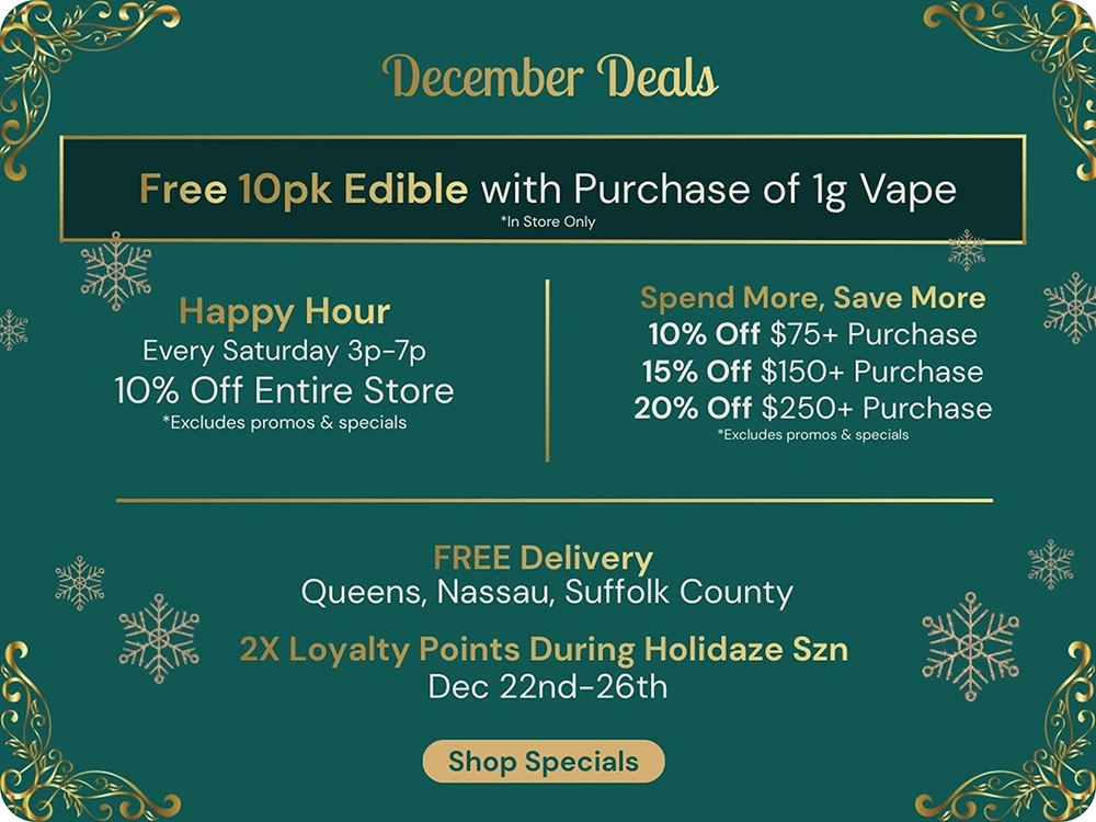 December Cannabis deals at Sage Seeds
