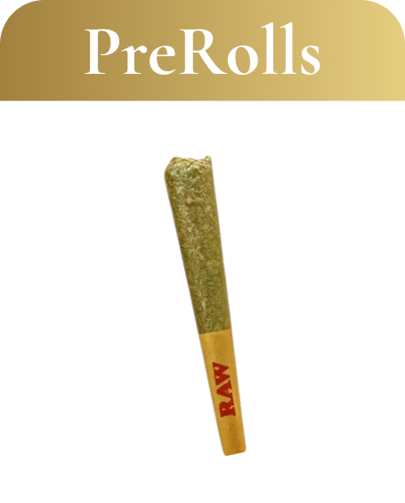 PreRoll cannabis joint with RAW branding, featured in promotional context for Sage Seeds dispensary in Bellerose, New York.